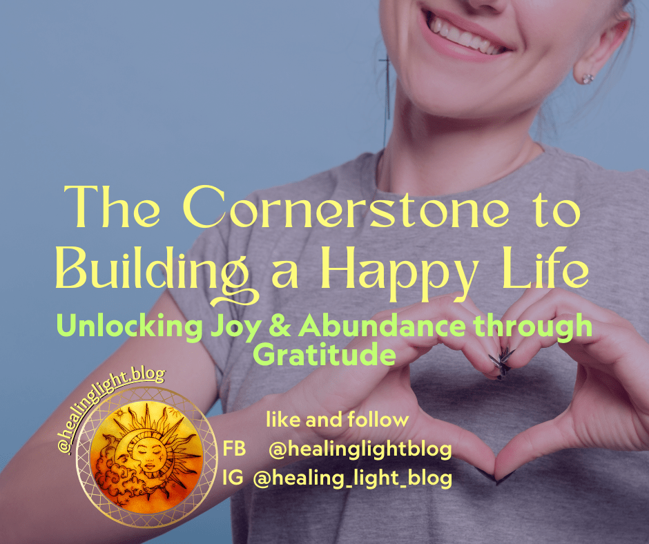 The Cornerstone to Building a Happy&nbsp;Life