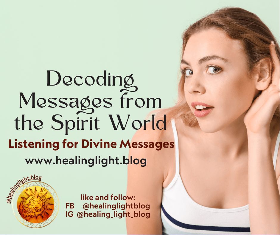 Decoding Messages from the Spirit&nbsp;World