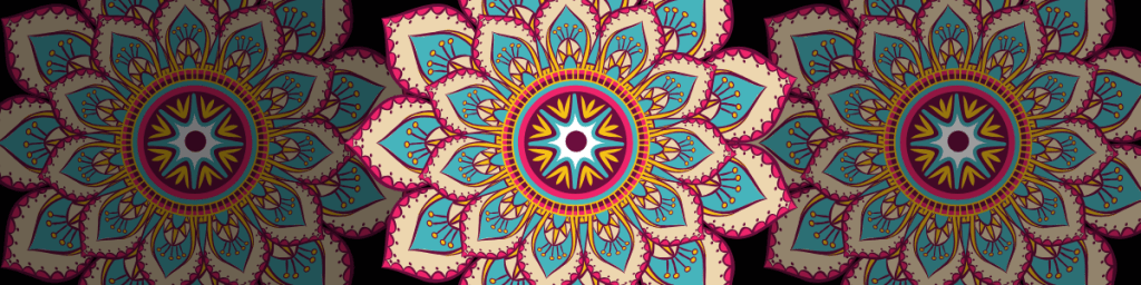 Brightly colored mandala
