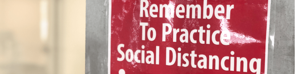 Remember to practice social distancing.
