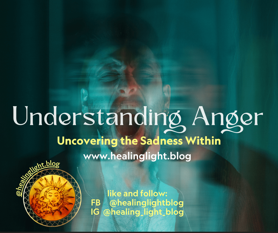 Understanding Anger, Uncovering the Sadness Within www.healinglight.blog
